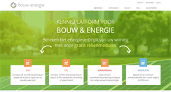 Desktop Screenshot of bouw-energie.be